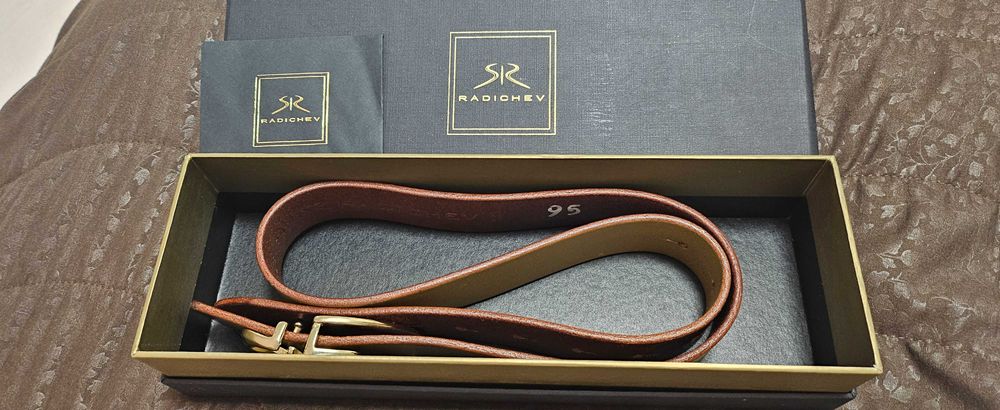 Стоян Радичев, колан, естествена кожа