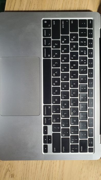 Topcase tastatura macbook Air M1 A2337 spacegray cyrilic chirilic rusa