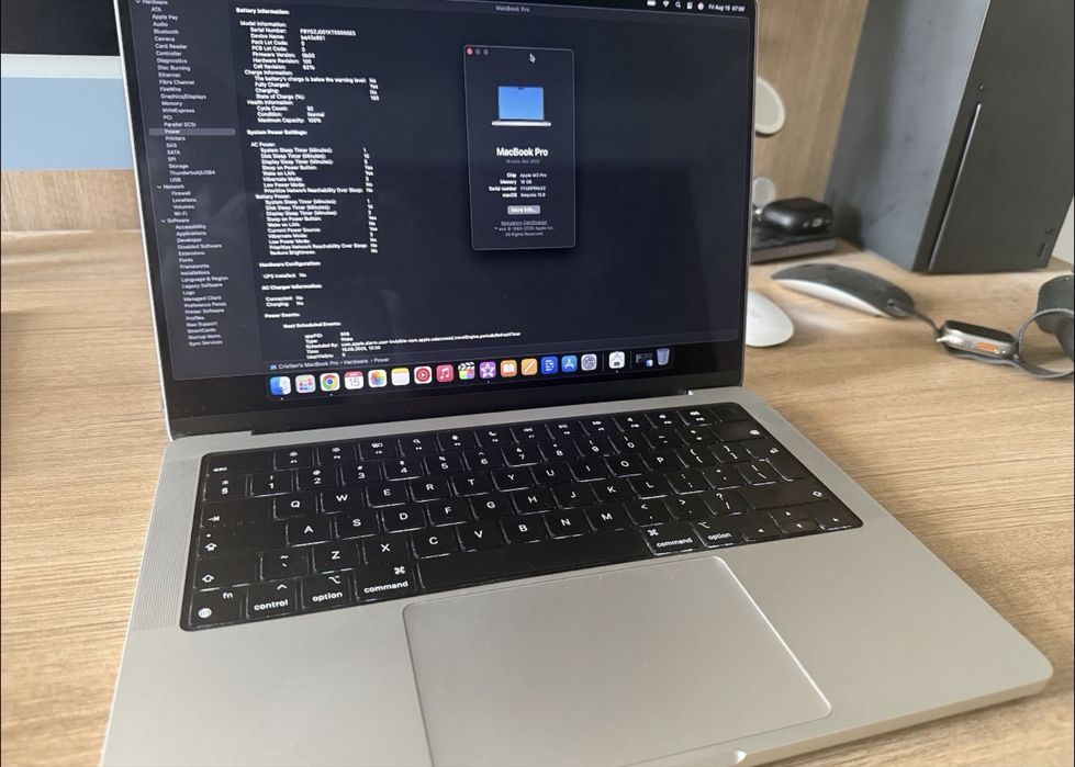 Macbook Pro 14”, M3 Pro, 18/512 GB, FullBox, Factura + Garantie