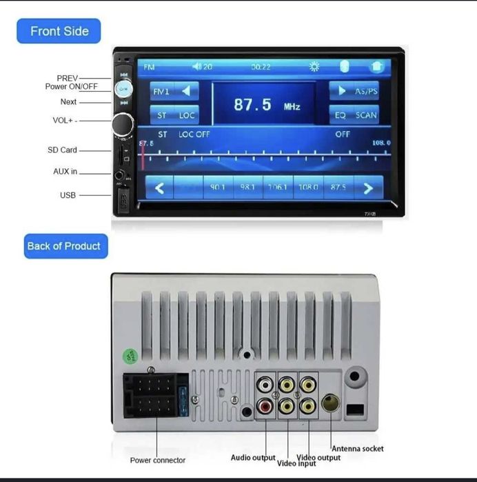 Navigatie Universala MirrorLink 2din mp5  cu rama adaptoare