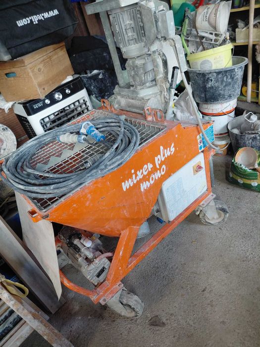 Монофазна машинна мазилка