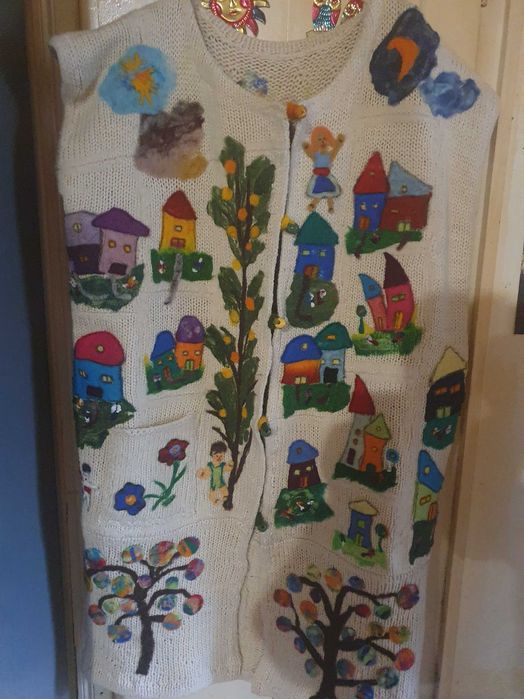 Вълнен елек иглонабиване