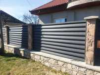 Garduri din panouri stil jaluzea de diferite modele si dimensiuni