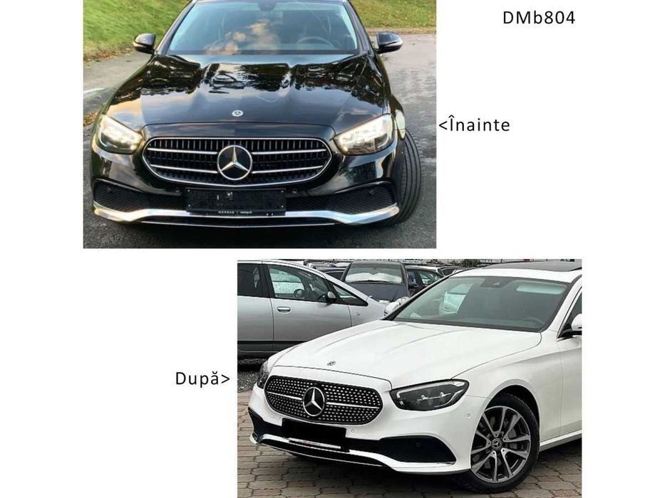 Grila Fata Diamond Mercedes E W213 2021-2023 pentru Bara Standard