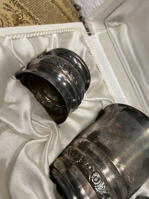 Посребрен троен кухненски сет с посребряване