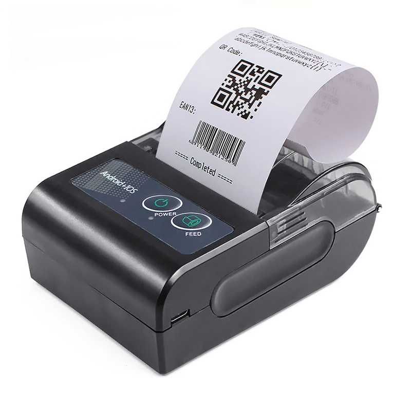 мобильный принтер чека /Принтер для печати чеков с телефона +Бонус