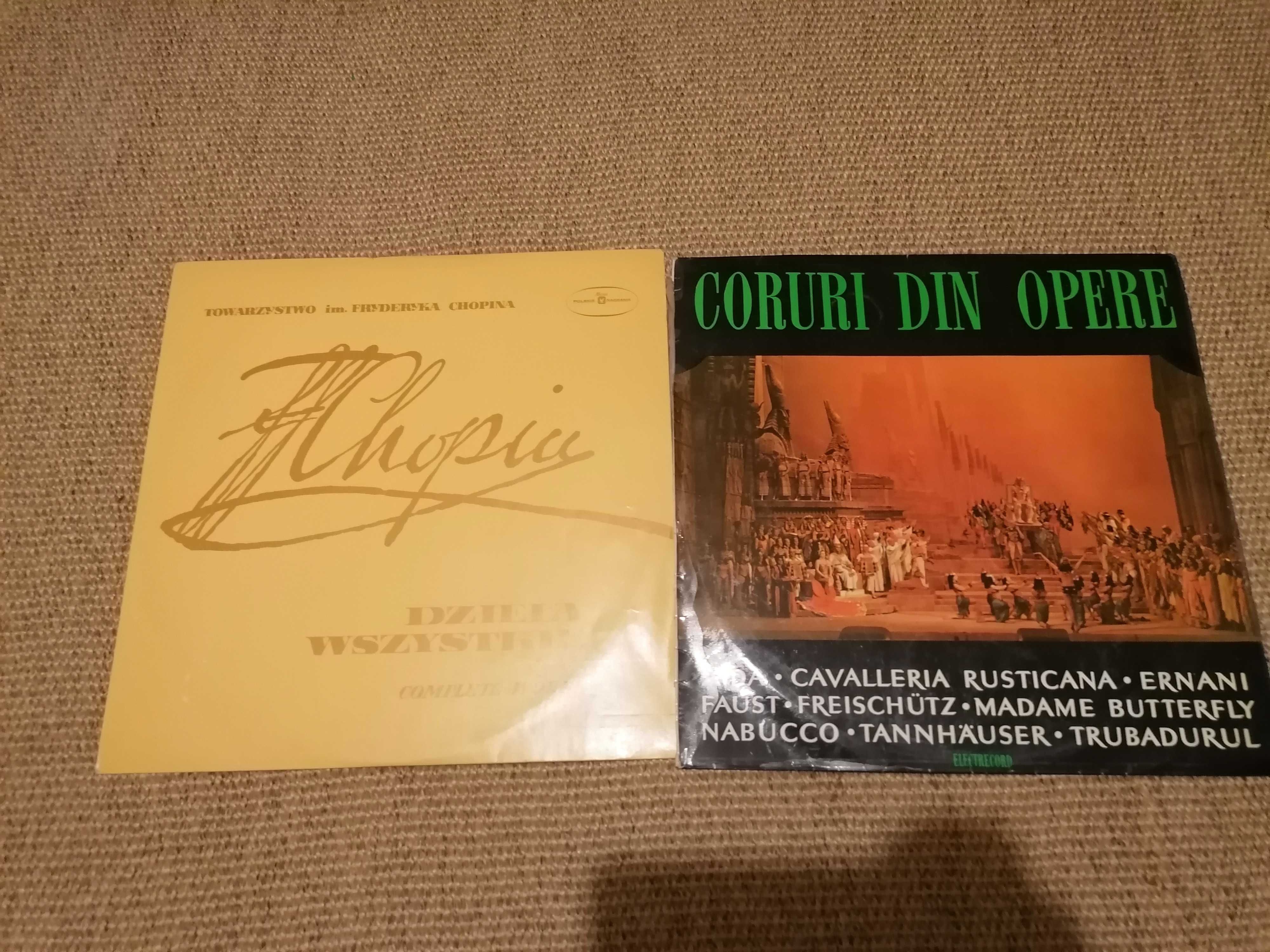 VINIL Chopin Dzieła Wszystkie 1960 / Coruri din opere Aida Electrecord