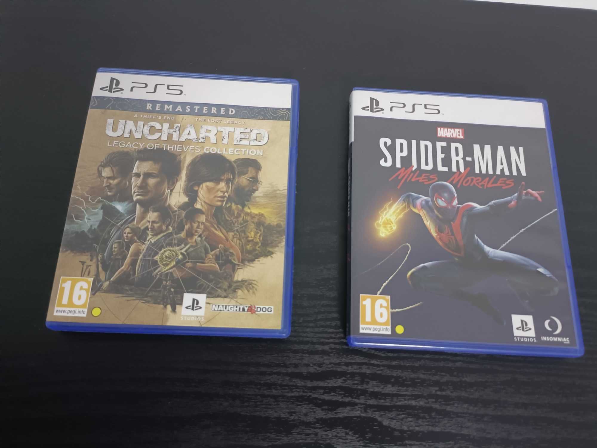 Spider-man Miles Morales, Uncharted Legacy of Thieves Collection