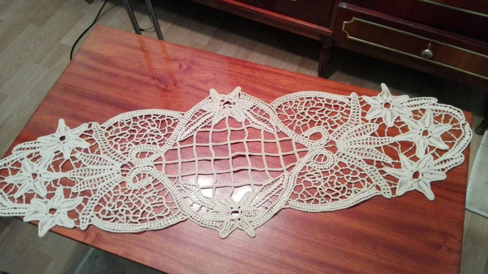 Fata de masa macrame,mileu macrame