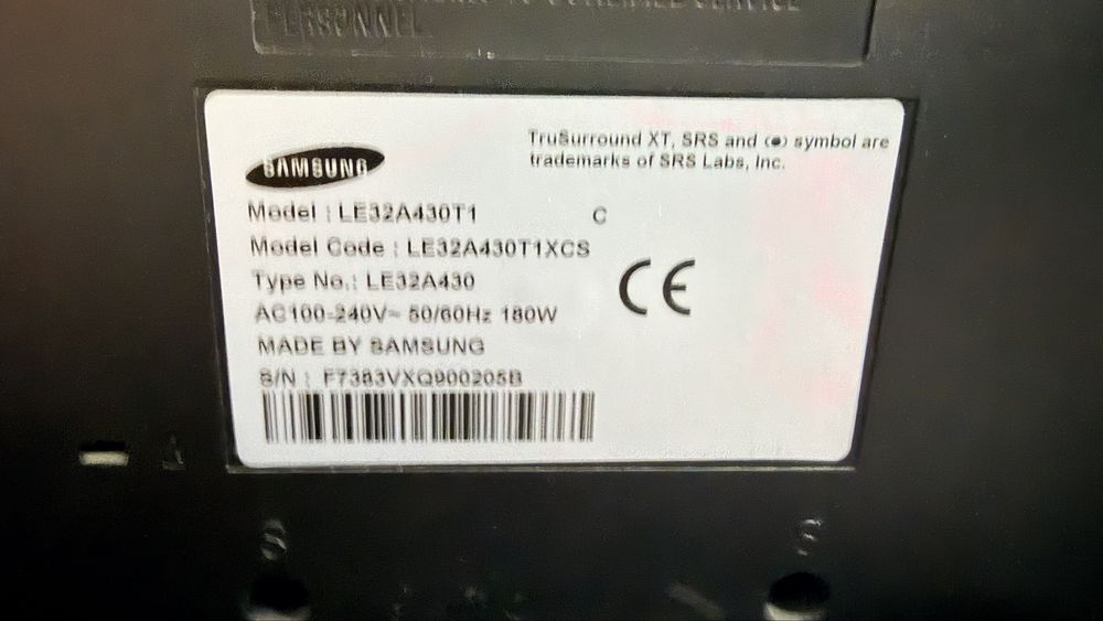 Продам телевизор Samsung 32” (модель LE32A430T1).