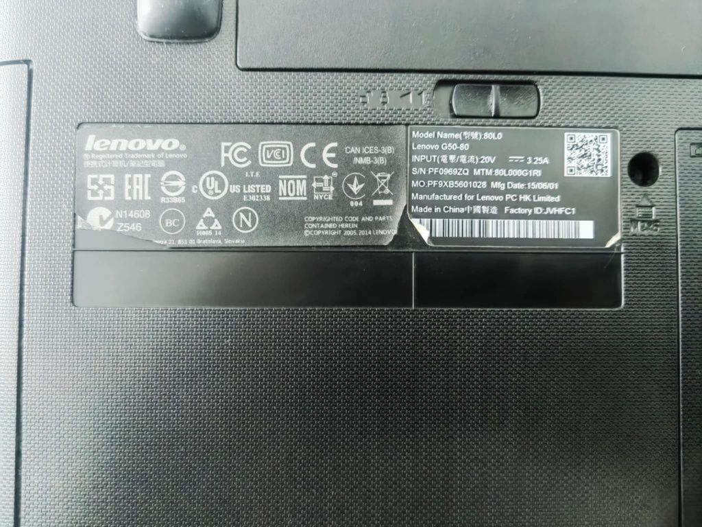 Лаптоп Lenovo G50-80. Използван, но в добро състояние.