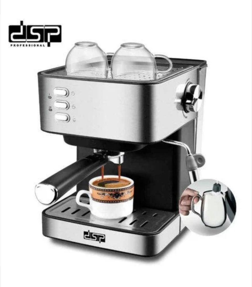 Кофемашина DSP KA 3028 серебристый