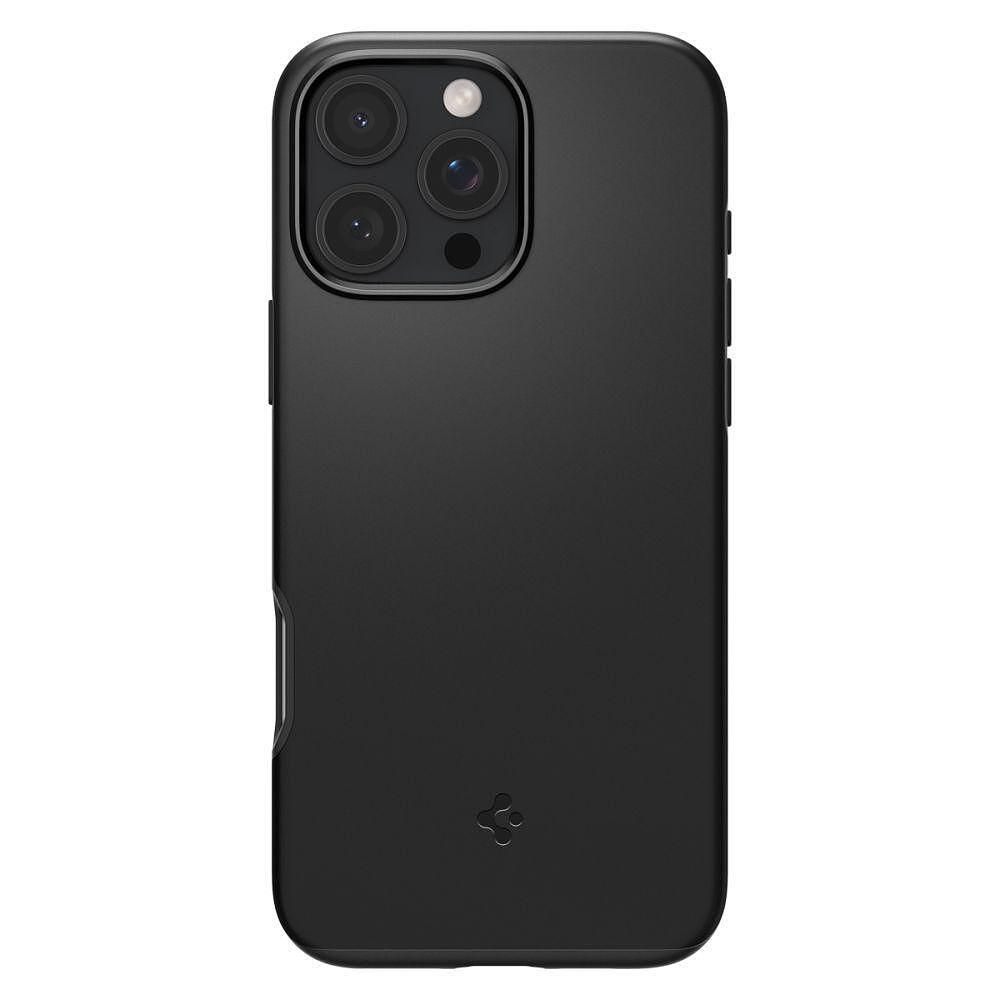 Кейс spigen thin fit mag magsafe за iphone 16 pro - black