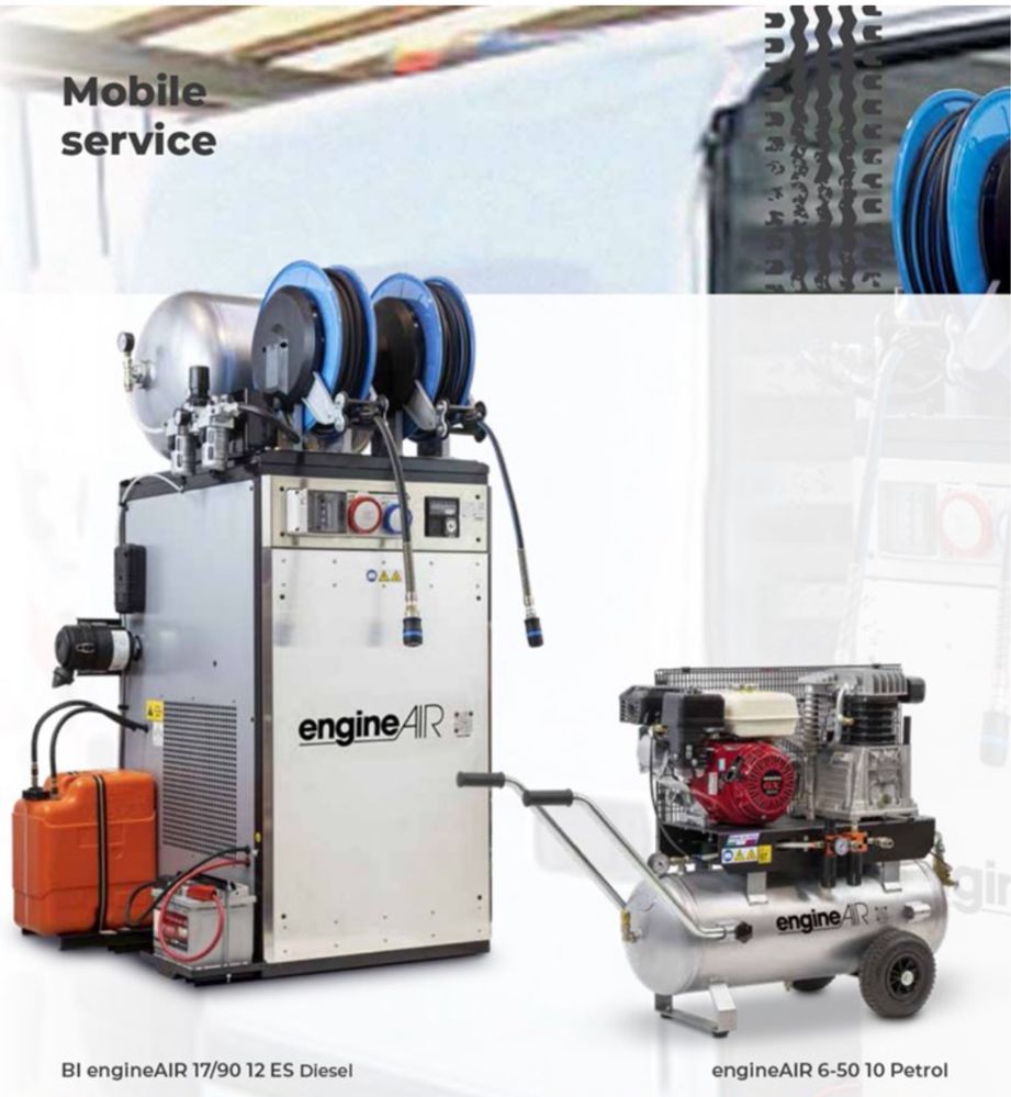 Motocompresoare / Compresoare cu motor termic Honda / Lombardini