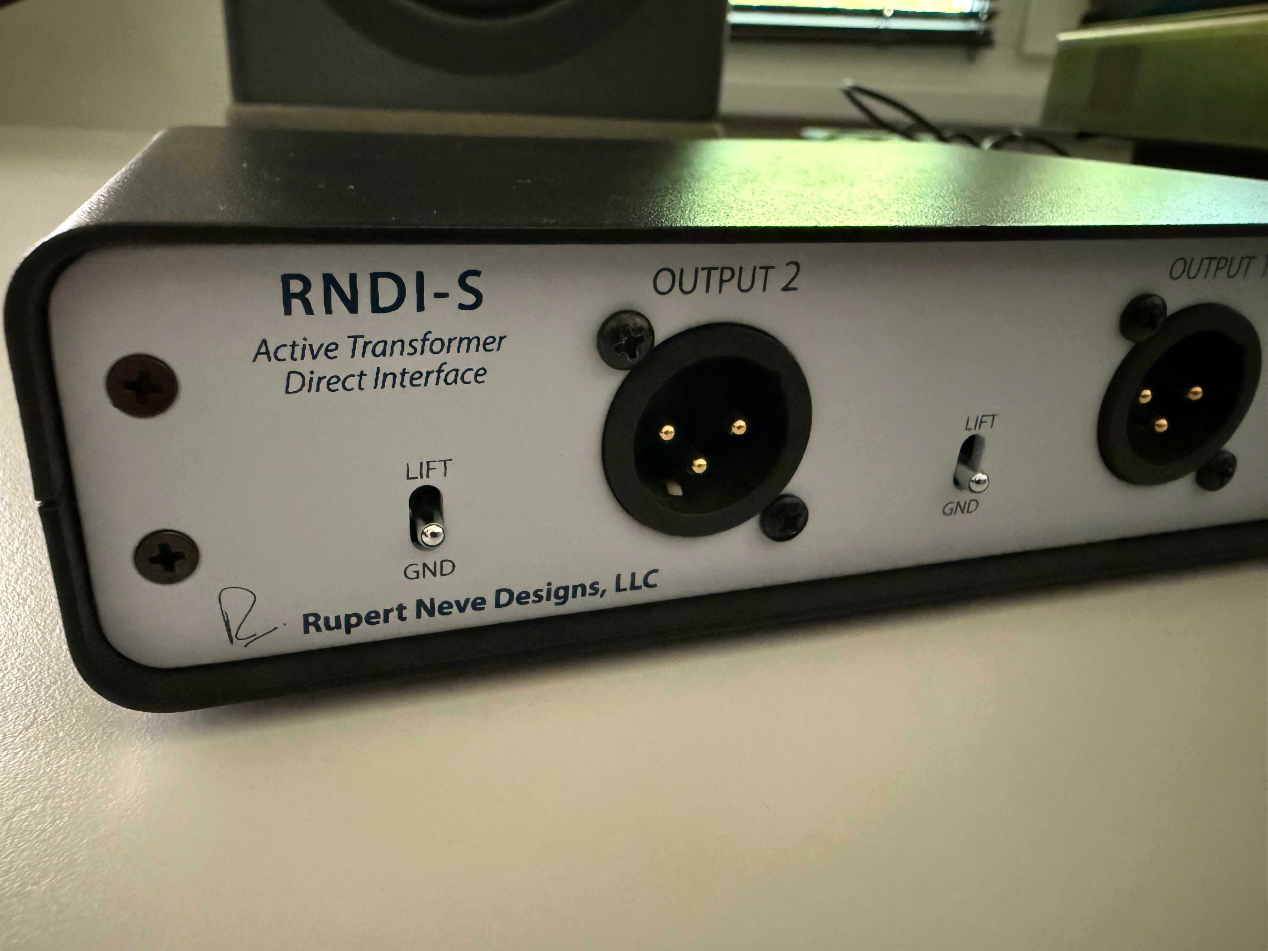 Rupert Neve Designs RNDI-S Active Stereo DI Box