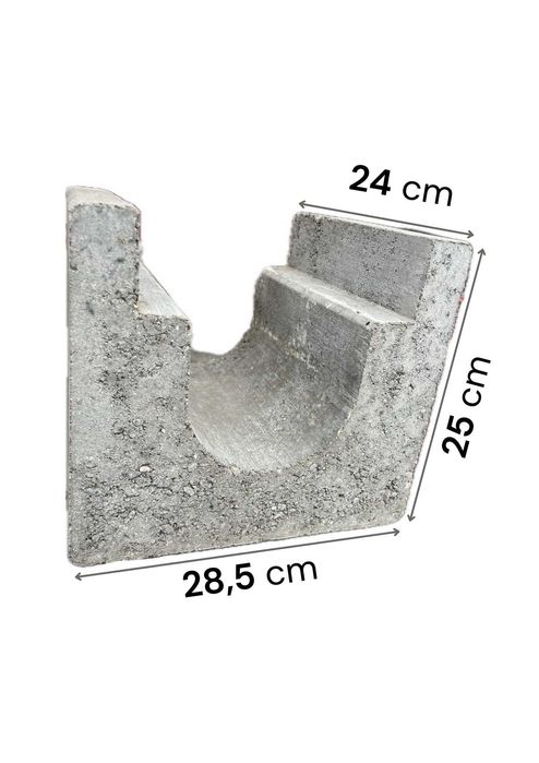 Rigola rezidentiala din beton 28.5x24x25 cm