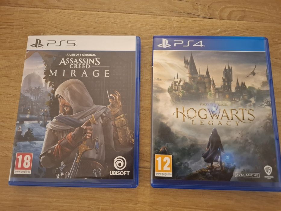 Assassins Creed Mirage (PS5) + Hogwarts Legacy (PS4)