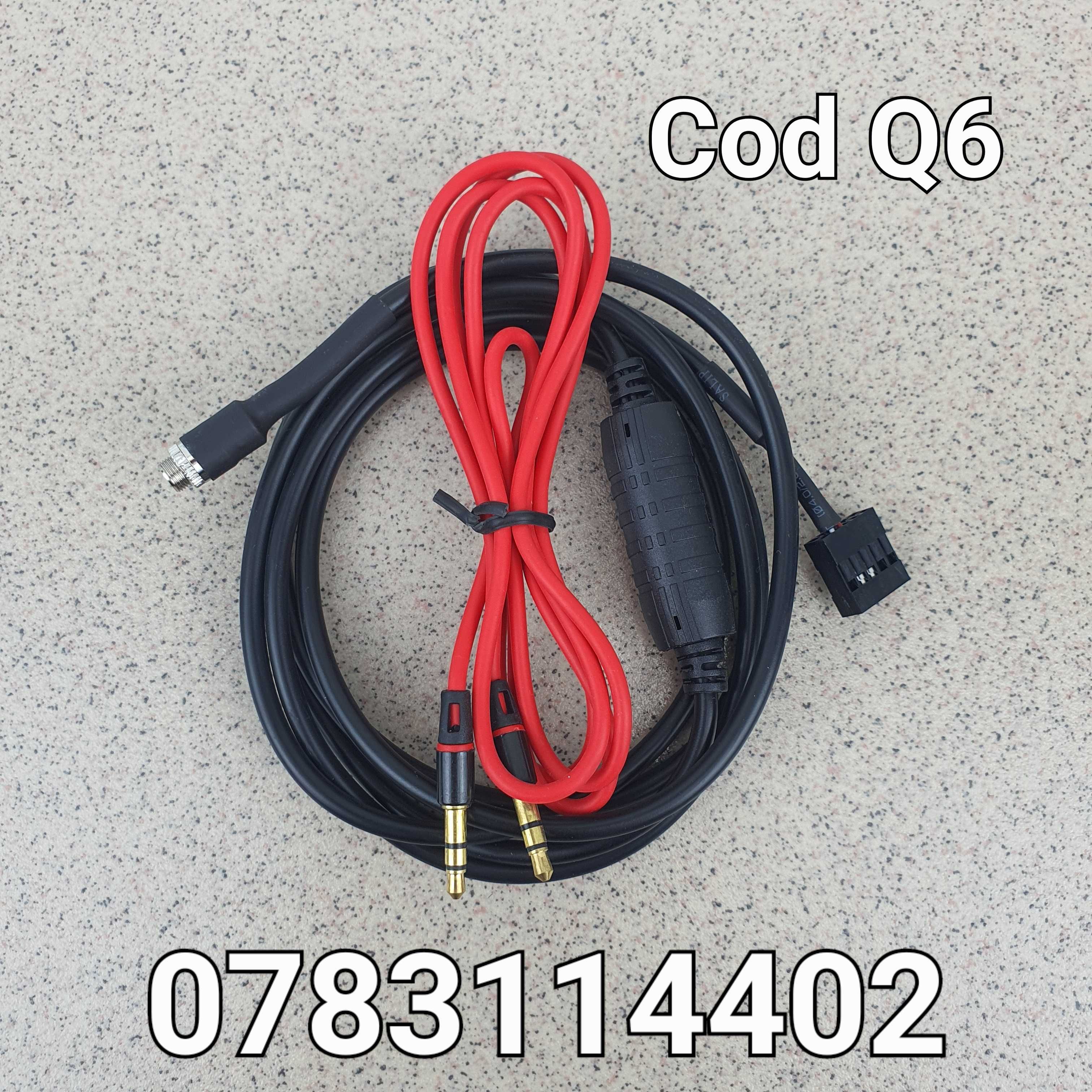 Cablu Auxiliar-Aux-BMW E46 E39 E53-Modul-Adaptor Audio-Profesional- Q6