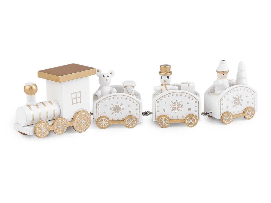 Дървено коледно влакче,различни видове