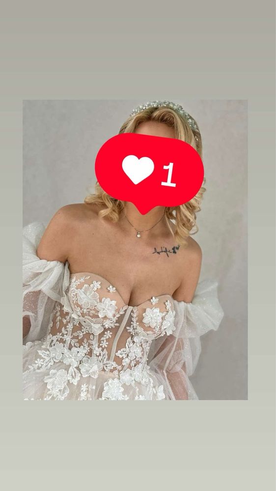 Rochie de mireasa xs-s in stare perfecta