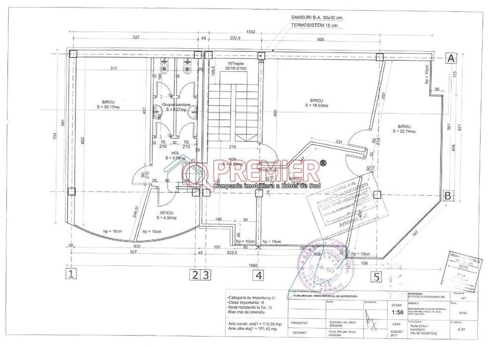 BRANCOVEANU - Budimex - 2 Cladiri 1000 mp