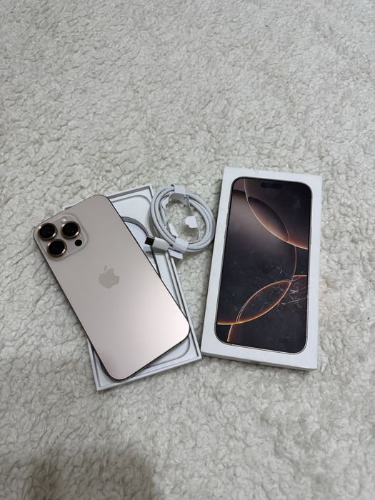 Айфон 16 Про Макс 512 ГБ iPhone 16 Pro Max 93  % АКБ ВСЕ РАБОТАЕТ