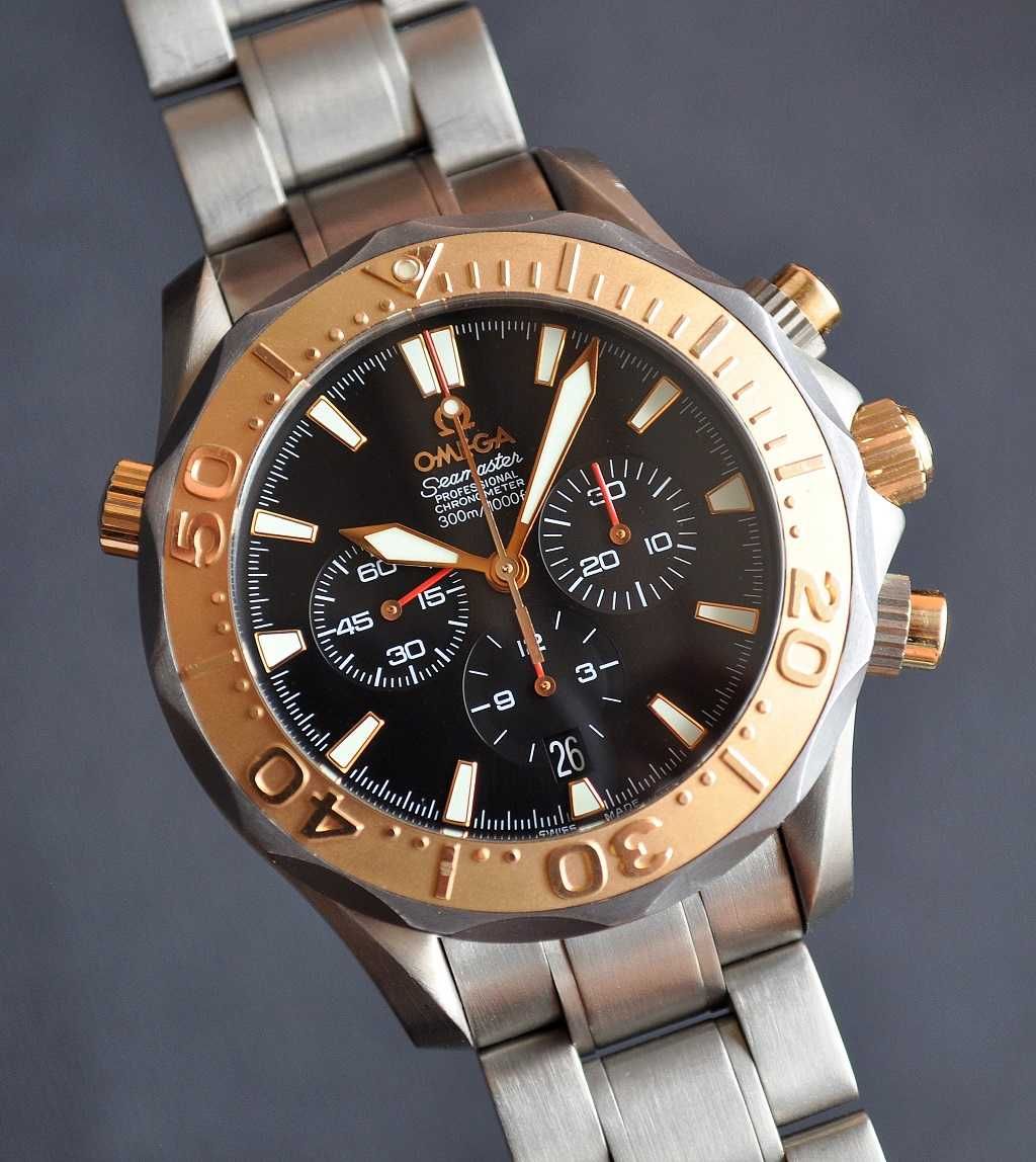 Мъжки часовник Omega Seamaster 300m Titanium & Red Gold 2294.52.00