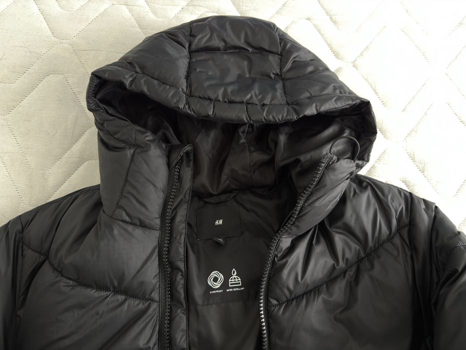 Черно мъжко яке h&m