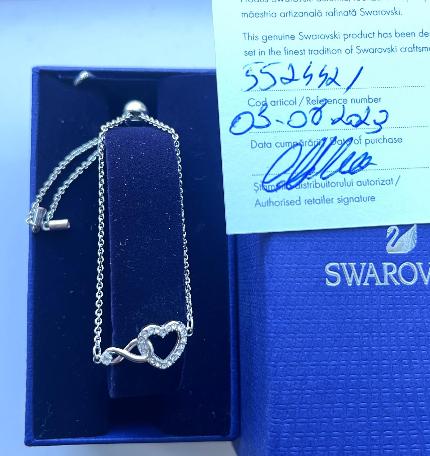 Bratara Swarovski cu certificat de garantie  valabil