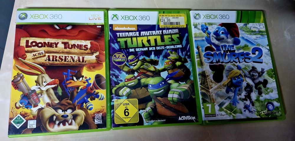 Minecraft/Epic Mickey2/Marvel2/Looney Tunes/Smurfs2 Xbox 360/ Ps 3