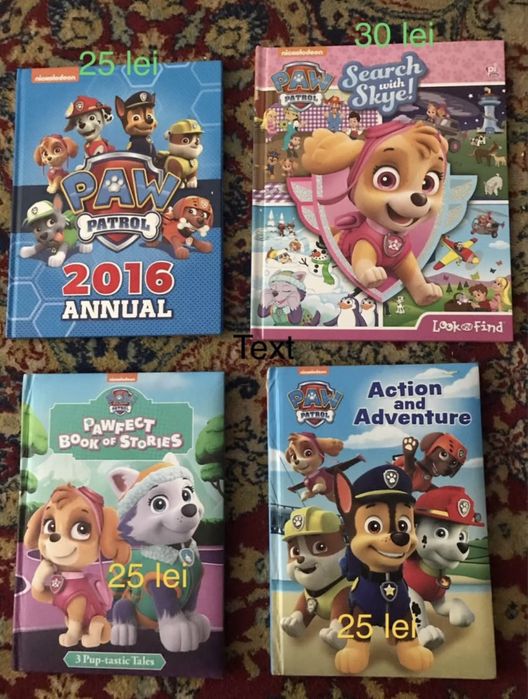 Carti Patrula Catelusilor in romana si engleza