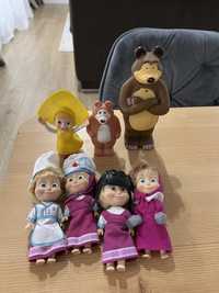 Papusi Masha si Ursul originale + 3 figurine bonus
