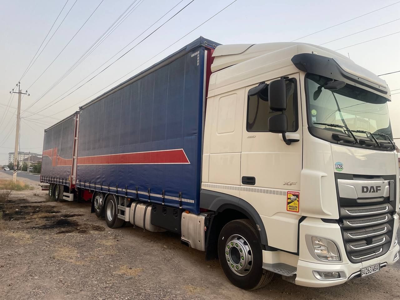 DAF XF 480 XXL паравоз + прицеп Сотилади