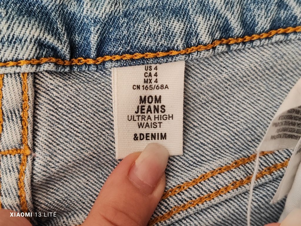 Дънки H&M MOM Jeans