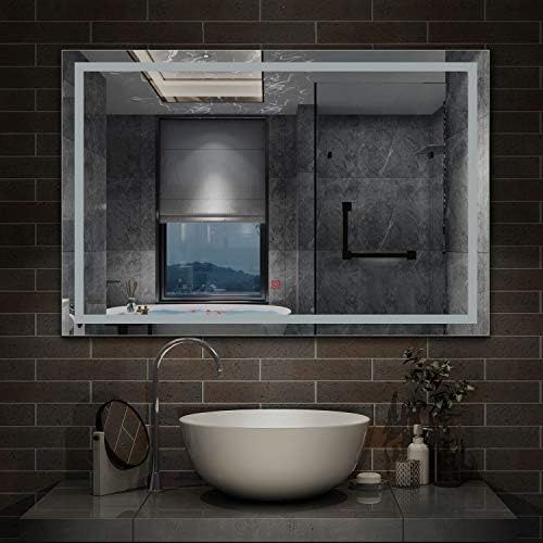 LED Огледало за баня 100×60 LED, подгрев