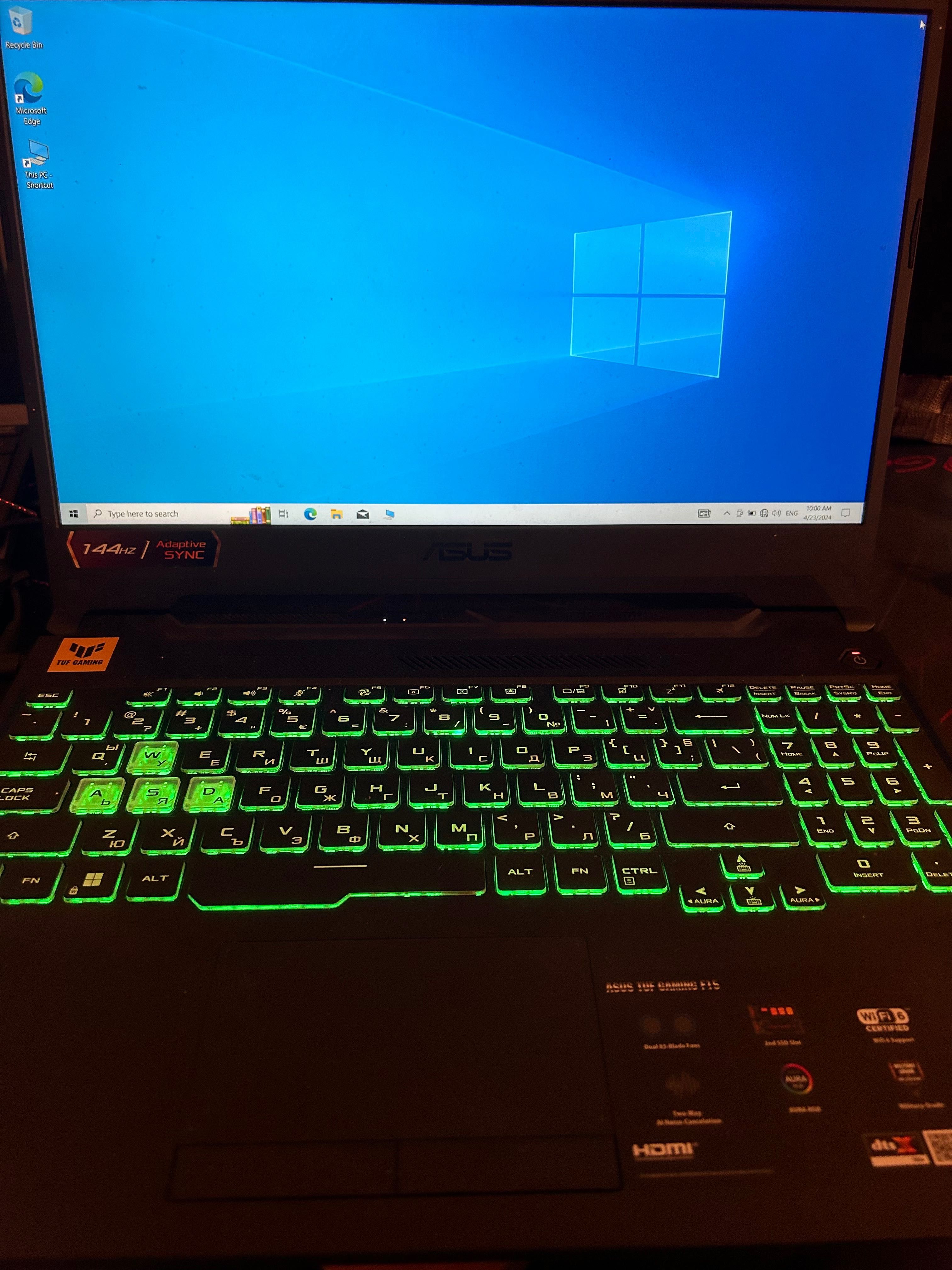 ASUS TUF Gaming FX 506 + Windows 11