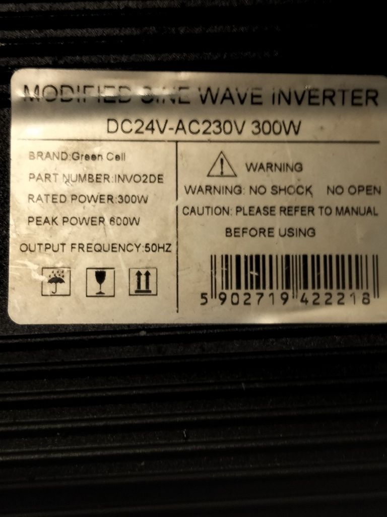 Inverter de 24 V - 300W