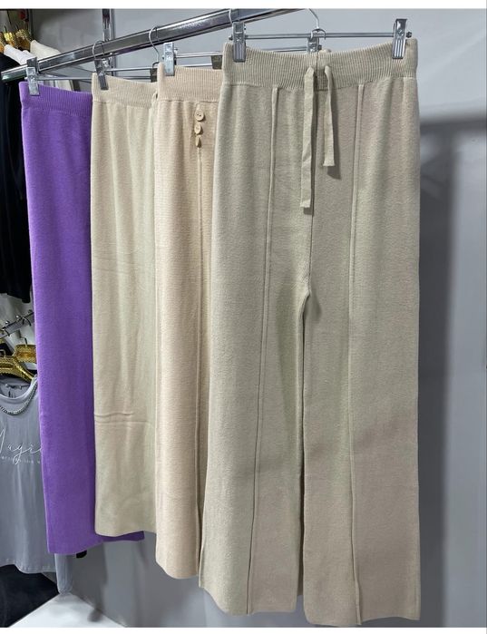 Вязаные женские штаны