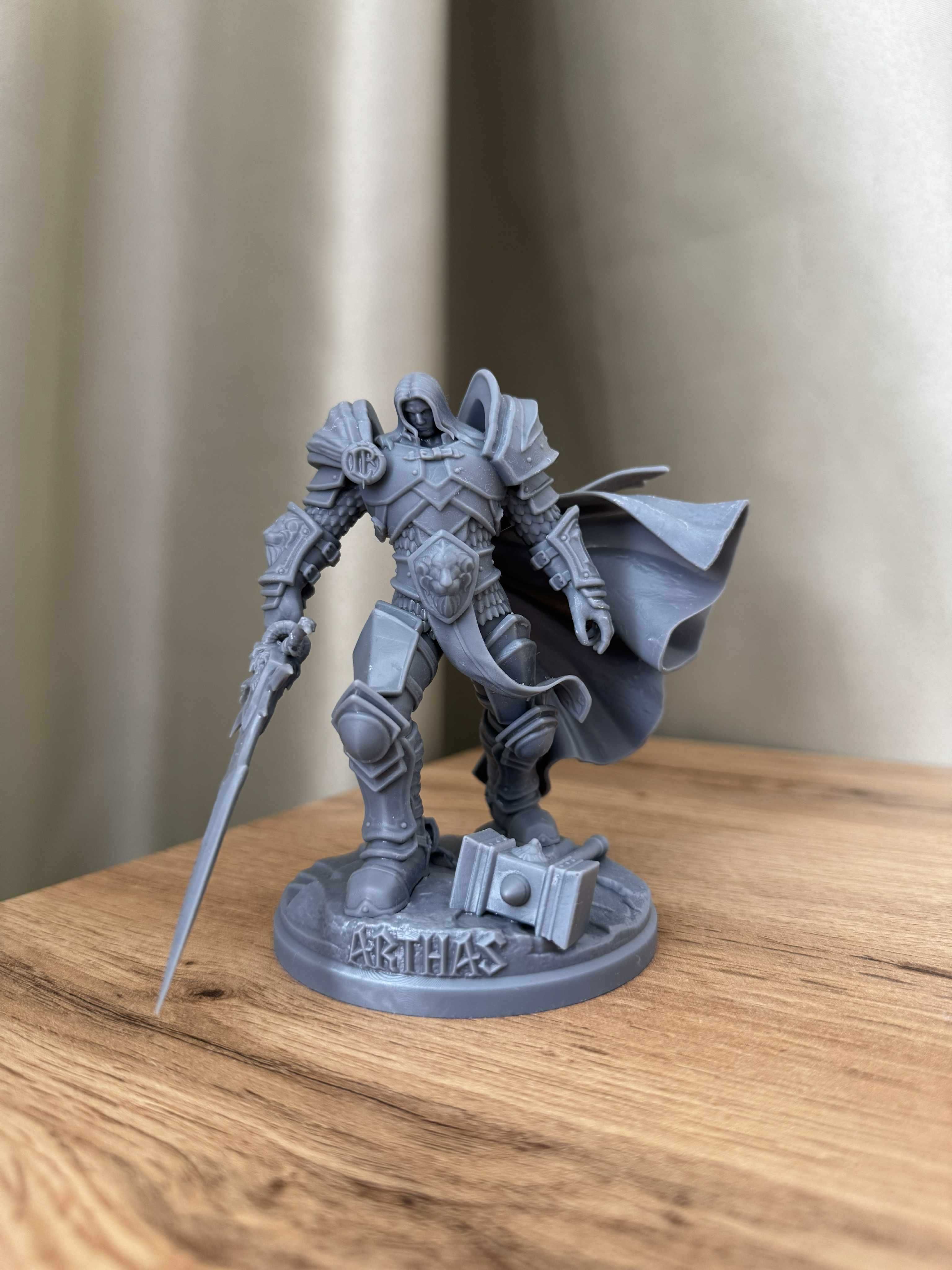 3D статуетка на The Lich King - Arthas от World of Warcraft!