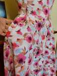 O feerie cu magnolii - rochie noua  material natural 100%