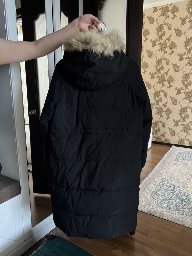 Куртка зимняя черного цвета(оверсайз)