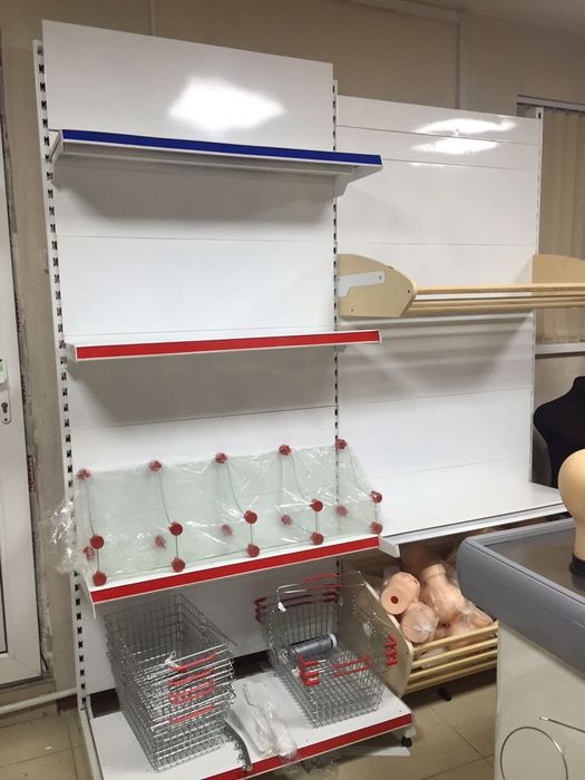 Торговое оборудование , стеллажи, витрины, прилавки, Костанай