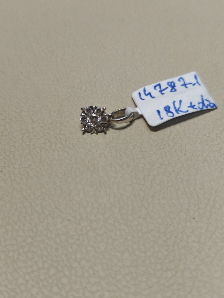 Pandantiv Teilor aur 18k 0.48gr cu diamante (r)