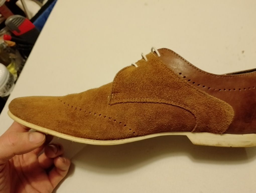 Pantof eleganți piele întoarsă Italy