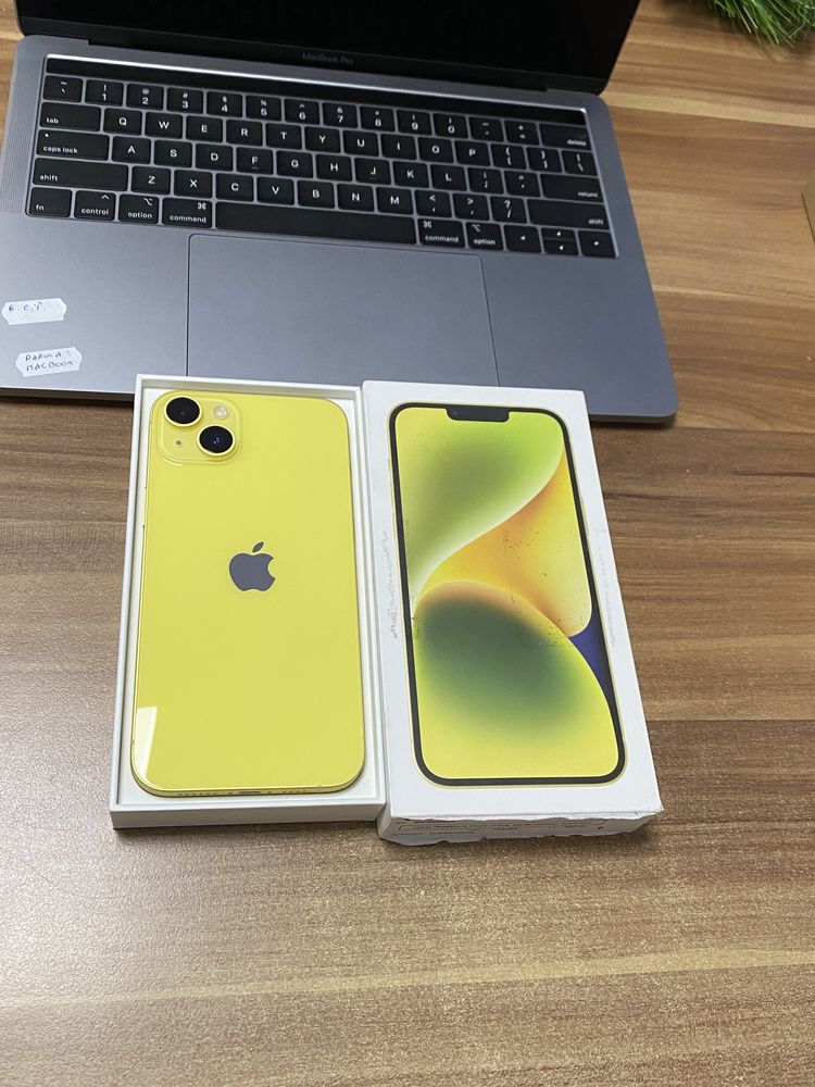 iPhone 14 Plus / 128 GB / Yellow/ Second|