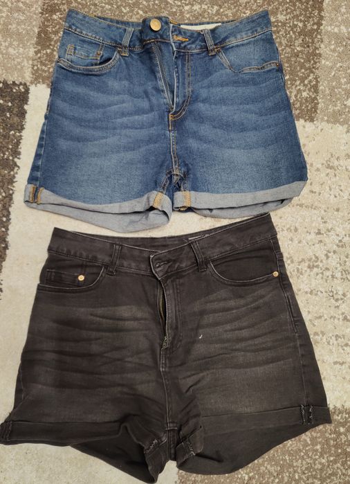 Pantaloni scurți 38 talie înaltă