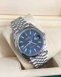 Rolex Datejust Silver/Blue Luxury 41 mm Automatic 2024 Edition