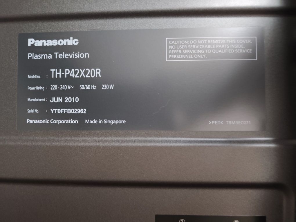 Продается телевизор Panasonic 50дюм