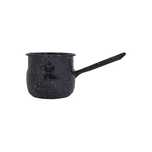 Ibric Bombat 600 ml emailat bordura fusta