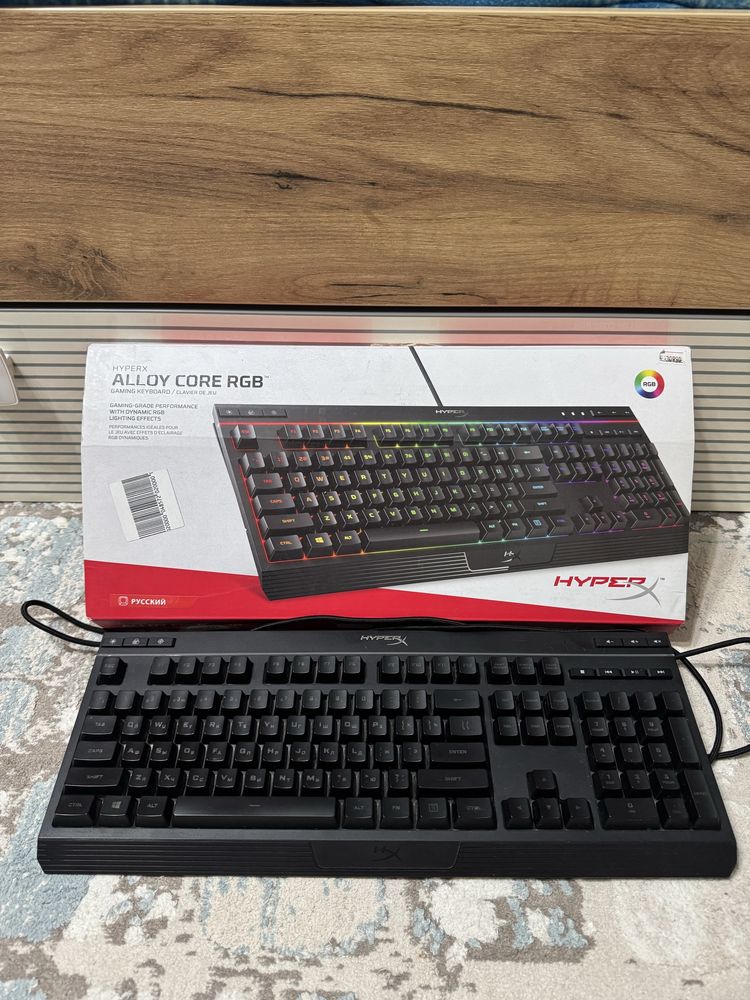Клавиатура HYPERX Alloy core RGB